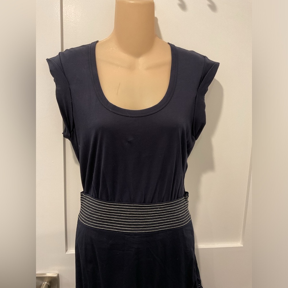 NWT Veronica Beard Amaia Navy Midi Dress XS - Picture 5 of 5